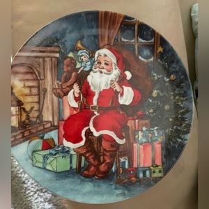 Princess house Christmas plate 1992